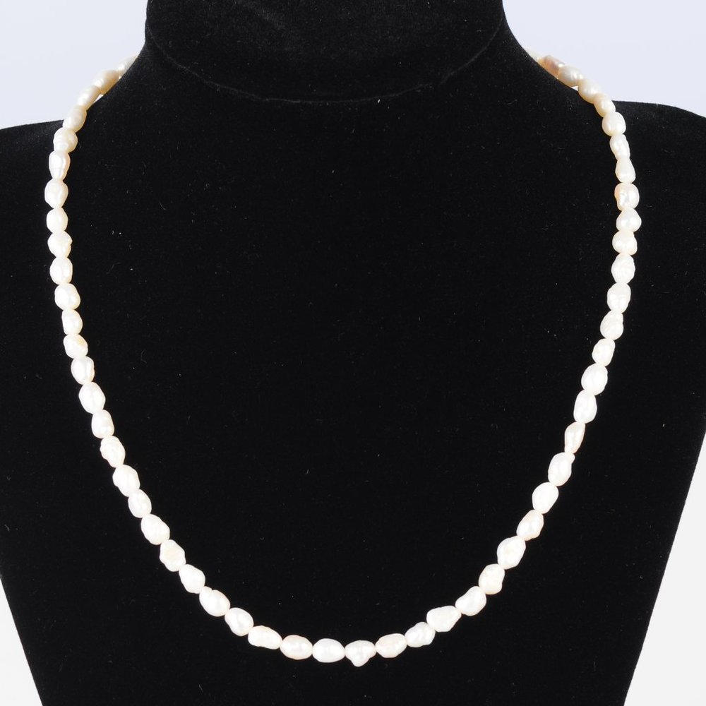Freshwater Pearl Nugget Necklace & 14K Gold Filled clasp